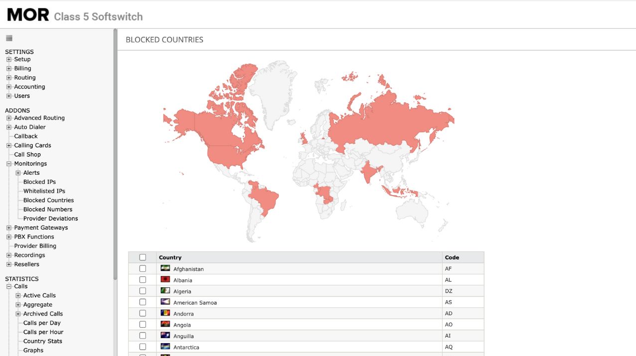 screenshot of Kolmisoft MOR